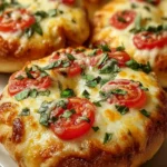 Caprese Style Mini Bagel Pizzas First Image