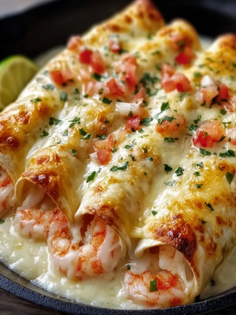 Cheesy Shrimp Enchiladas Delight First Image