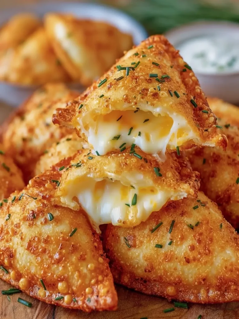 Crispy Cheese-Filled Samosas Meal First Image