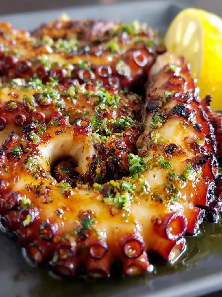 Grilled Herb Marinated Octopus First Image