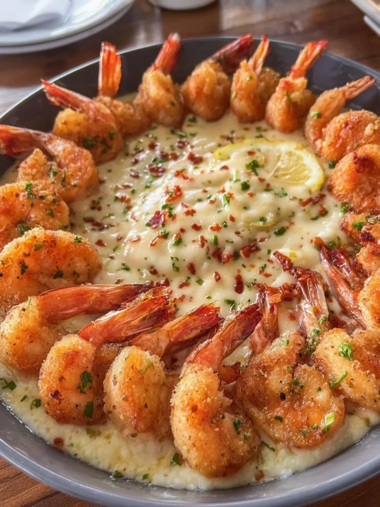 Creamy Garlic Shrimp Platter First Image