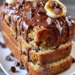 Decadent Chocolate Chip Banana Bread First Image