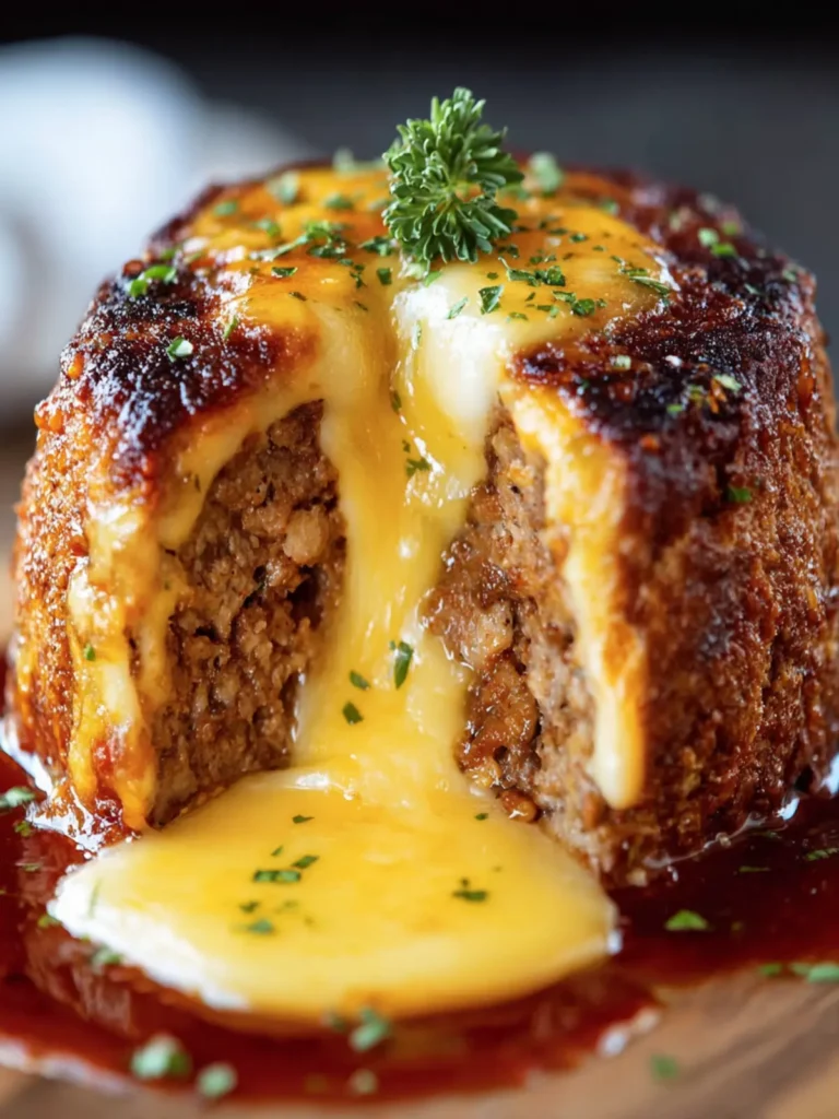 Cheesy Stuffed Meatloaf Surprise First Image