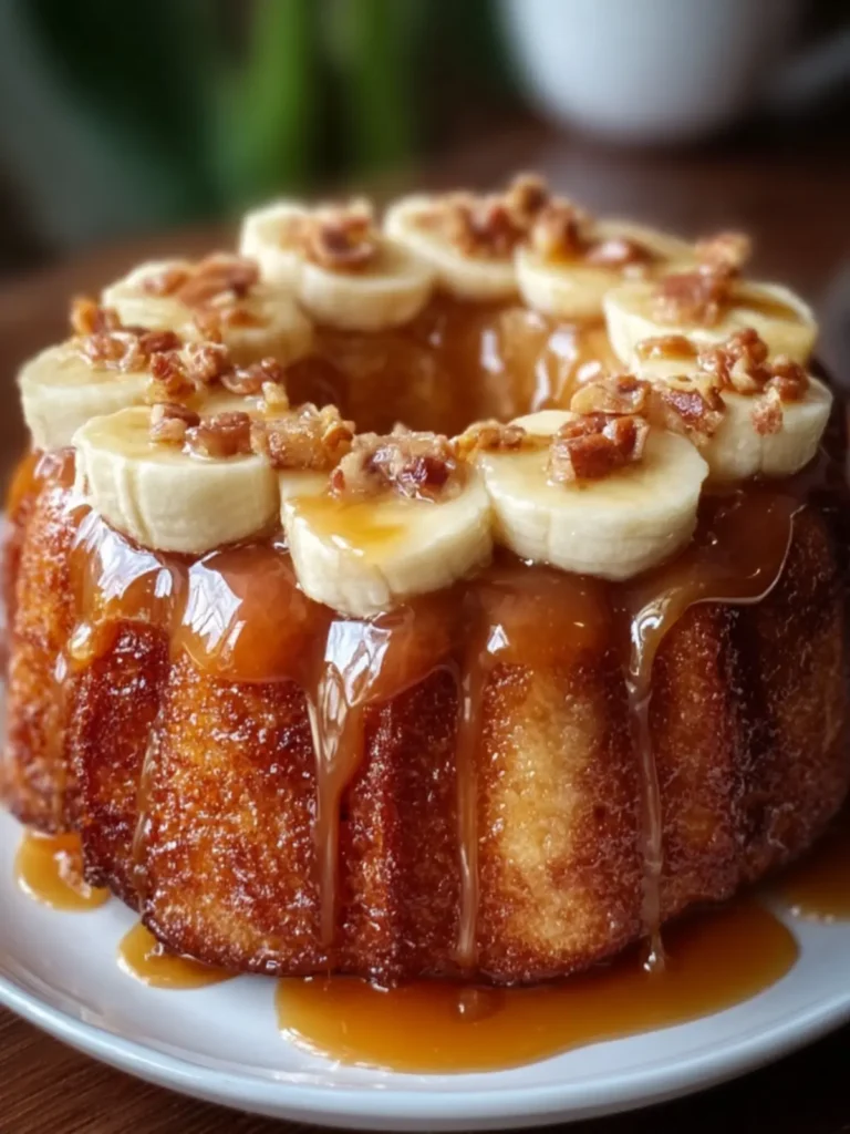 Caramel Banana Bundt Cake First Image
