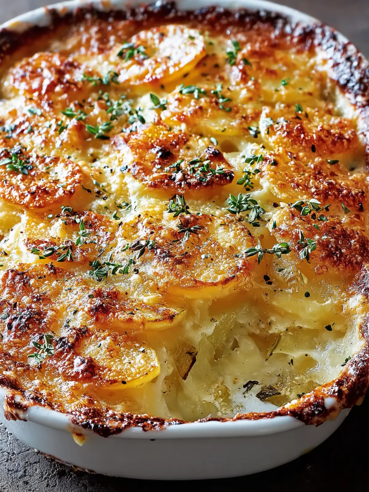 Creamy Roasted Potato and Leek Gratin Recipe Delight First Image