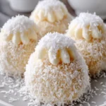 Coconut-Covered Snowball Desserts Meal First Image
