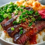 Korean BBQ Steak Rice Bowls First Image