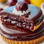 Rich Chocolate Cherry Tart First Image