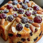 Festive Almond Fruit Cake First Image