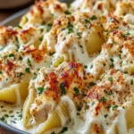 Creamy Chicken Stuffed Shells First Image