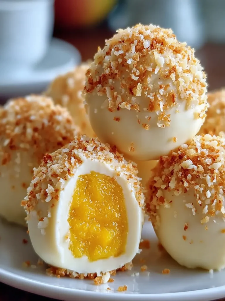 White Chocolate Mango Truffles First Image