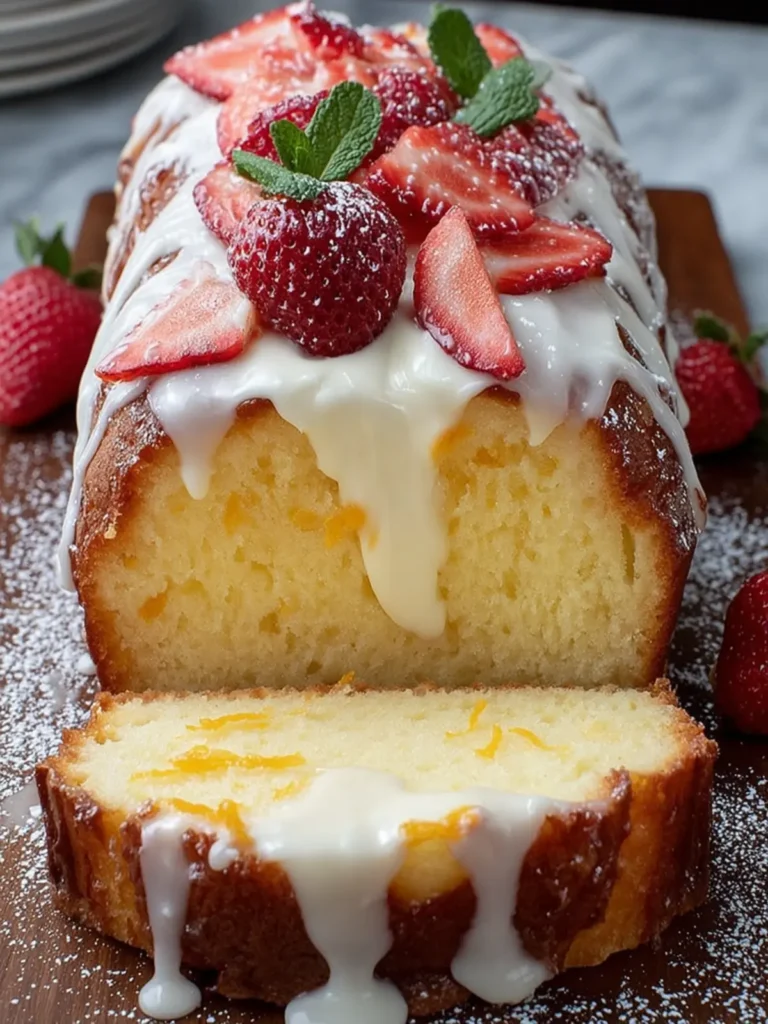 Cream Cheese Pound Cake First Image