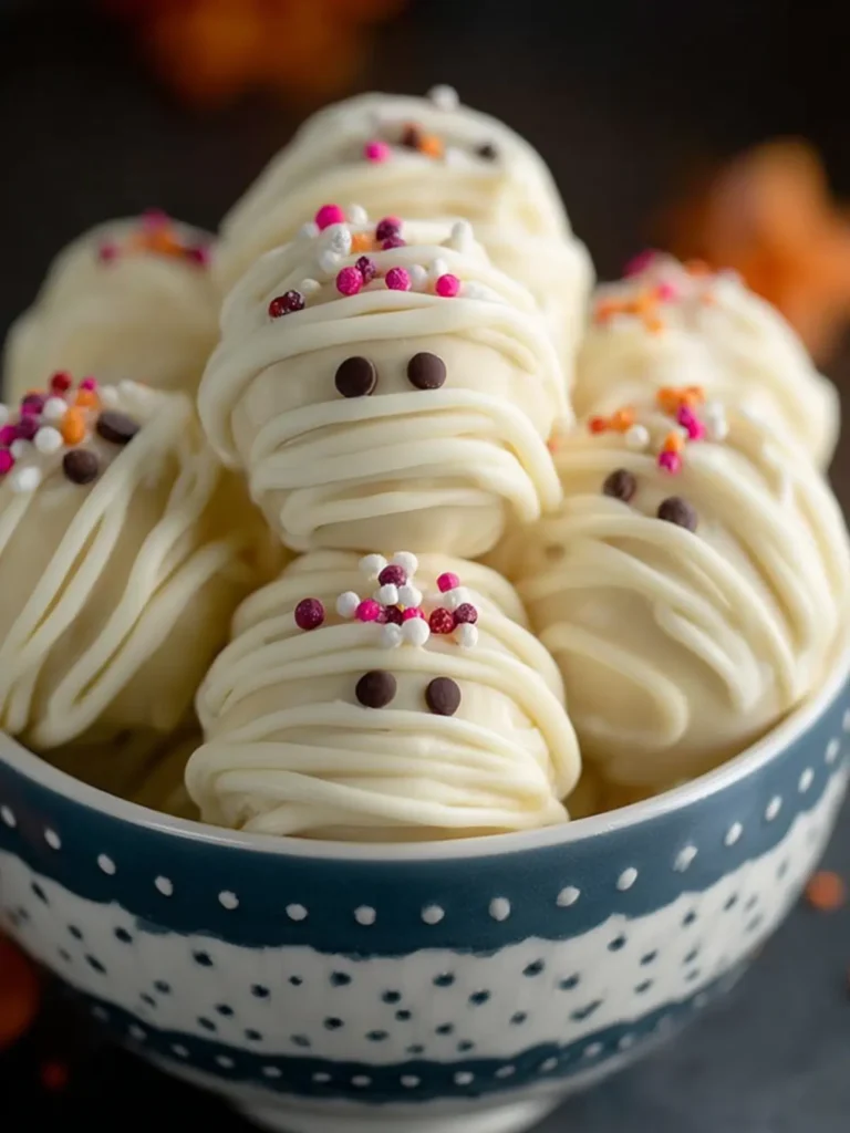 White Chocolate Mummy Truffles First Image
