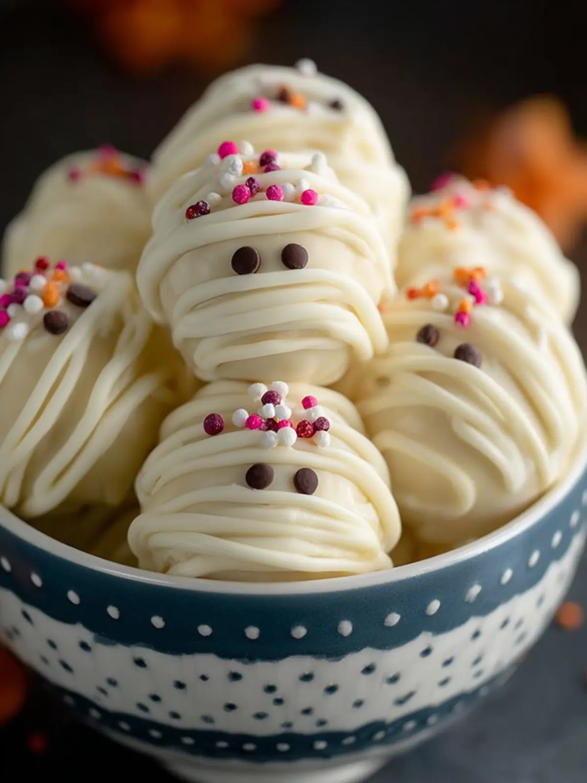 White Chocolate Mummy Truffles First Image