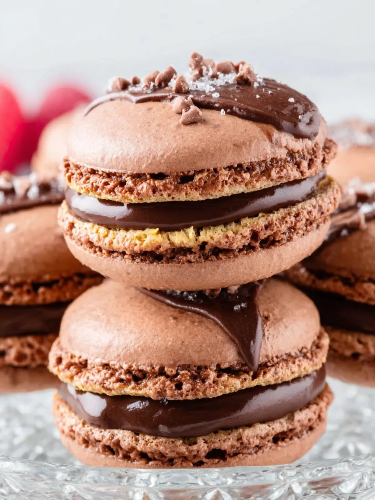 Chocolate Macarons First Image
