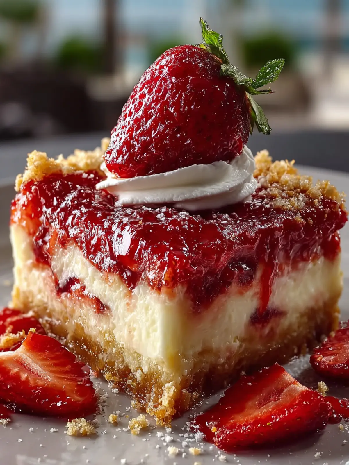 Ultimate Strawberry Cheesecake Dump Cake First Image