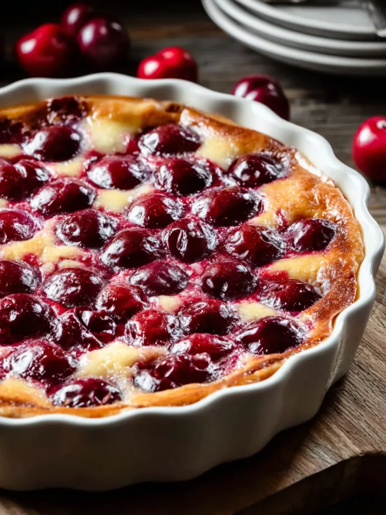 Irresistible Cherry Clafoutis: A French Delight to Savor First Image