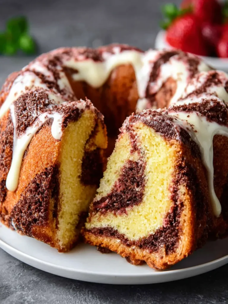 Marble Bundt Cake: 7 Irresistible Swirls of Delight First Image