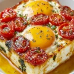 Mediterranean Baked Feta Eggs First Image