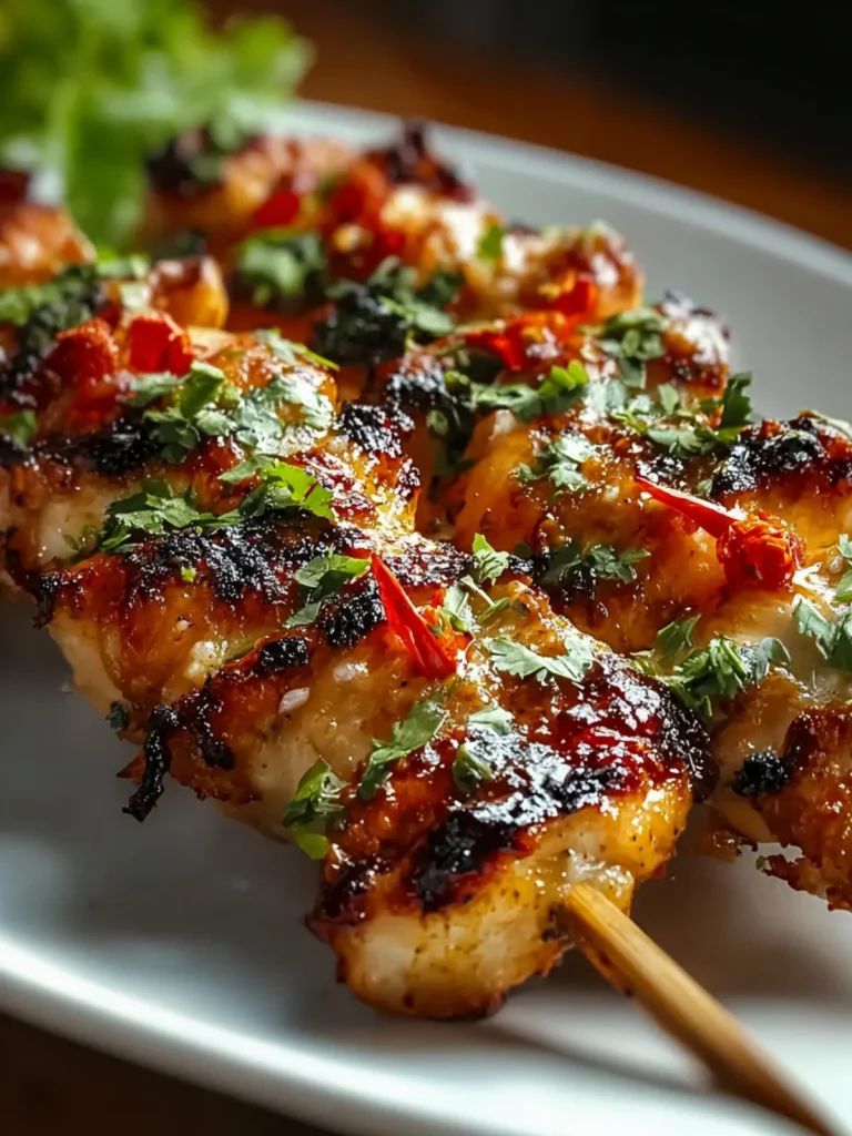 Grilled Thai Coconut Chicken Skewers for a Flavorful Feast First Image