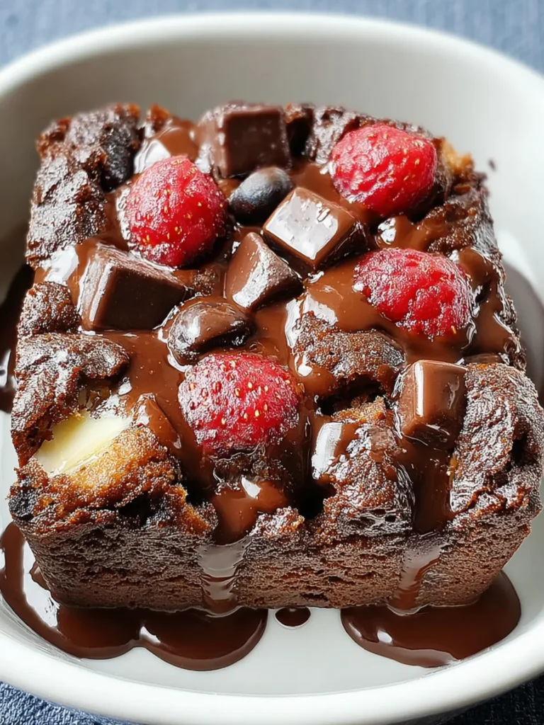Irresistible Chocolate Bread Pudding Recipe to Delight You First Image