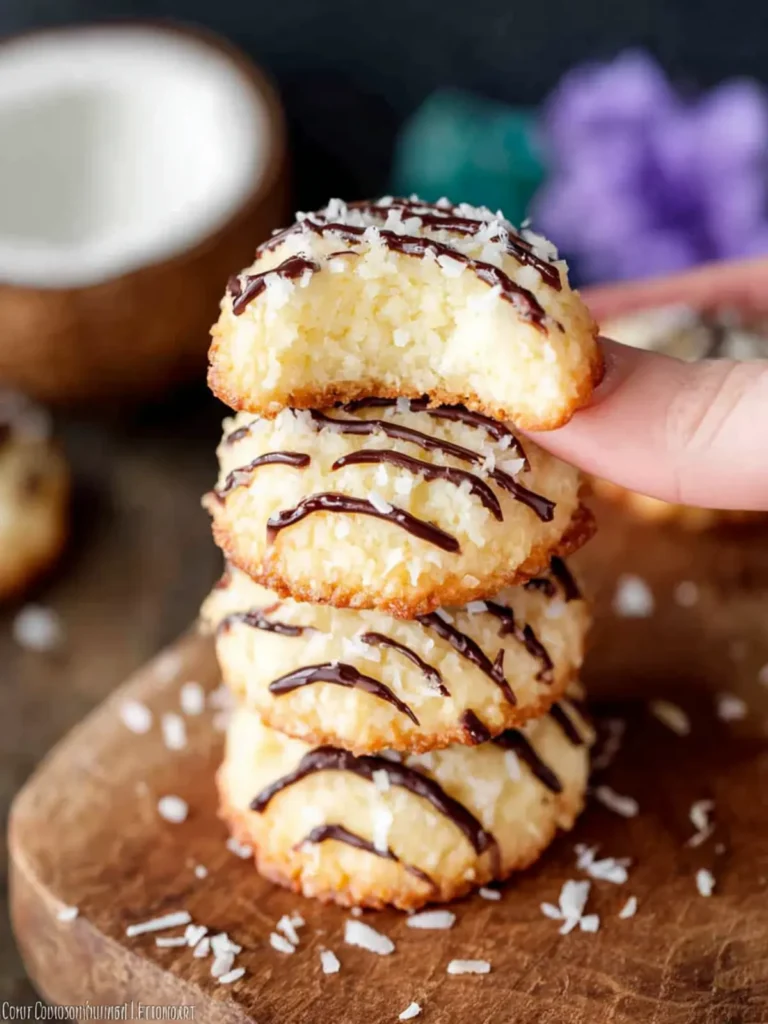 Coconut Shortbread Cookies First Image
