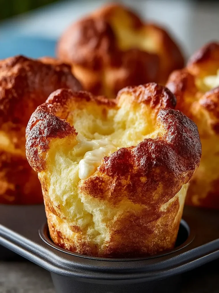 Easy Homemade Popovers in a Muffin Tin First Image