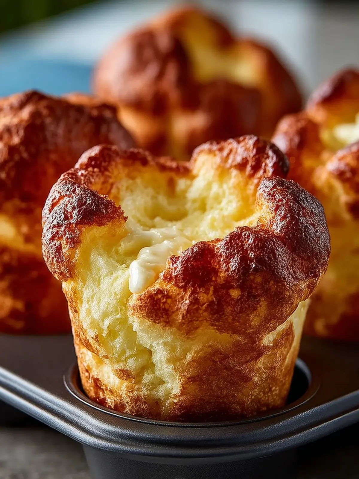 Easy Homemade Popovers in a Muffin Tin First Image