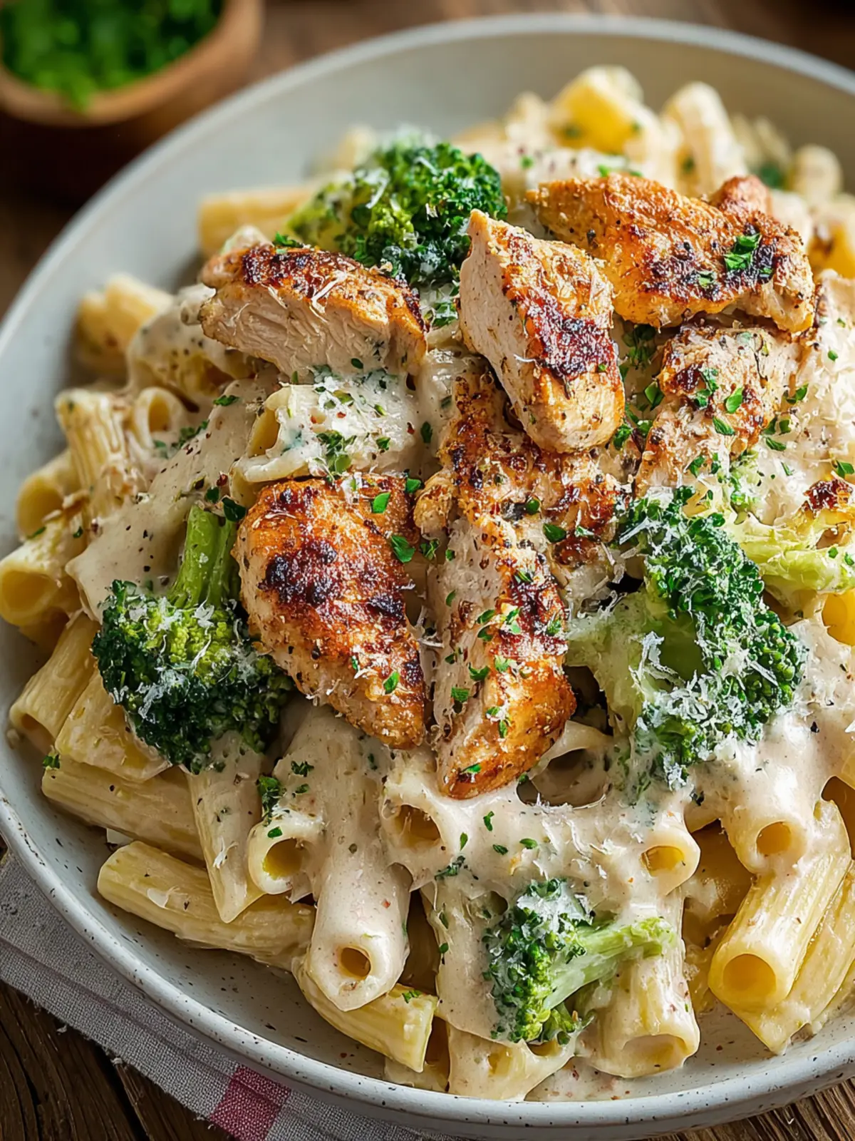 Delightful Creamy Cajun Chicken & Broccoli Pasta Recipe First Image