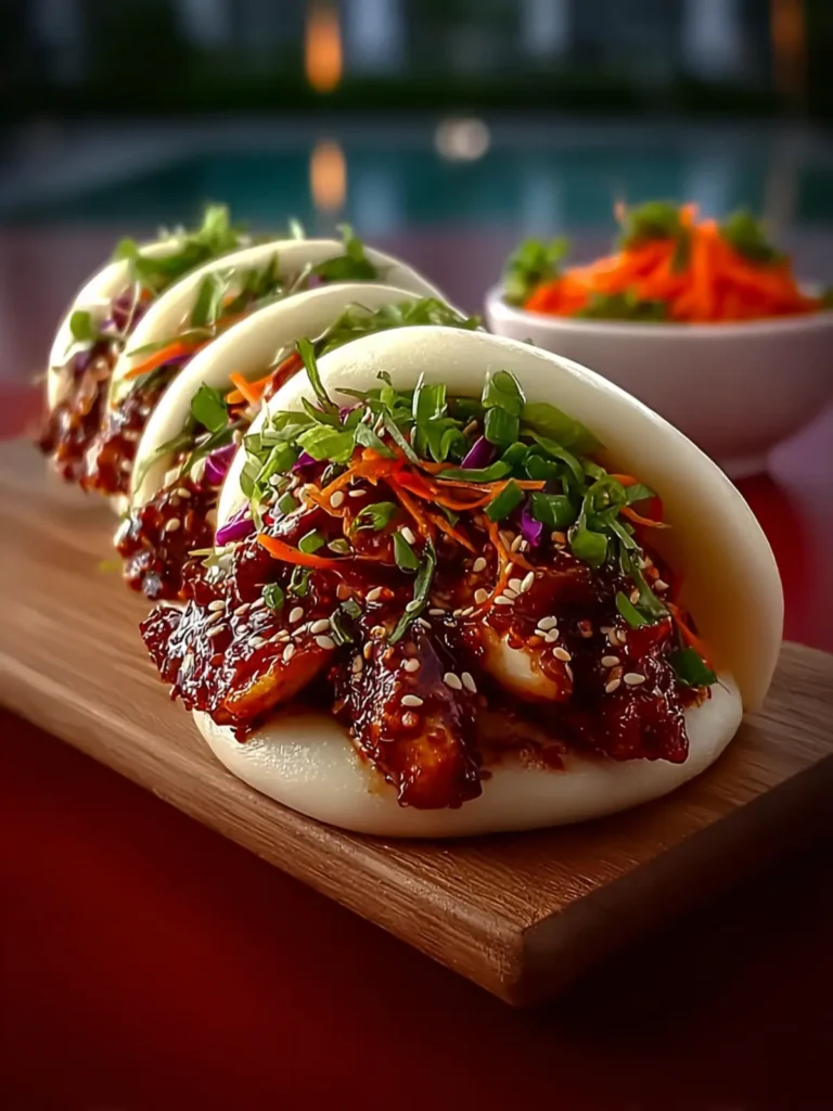Korean Chicken Bao Buns First Image