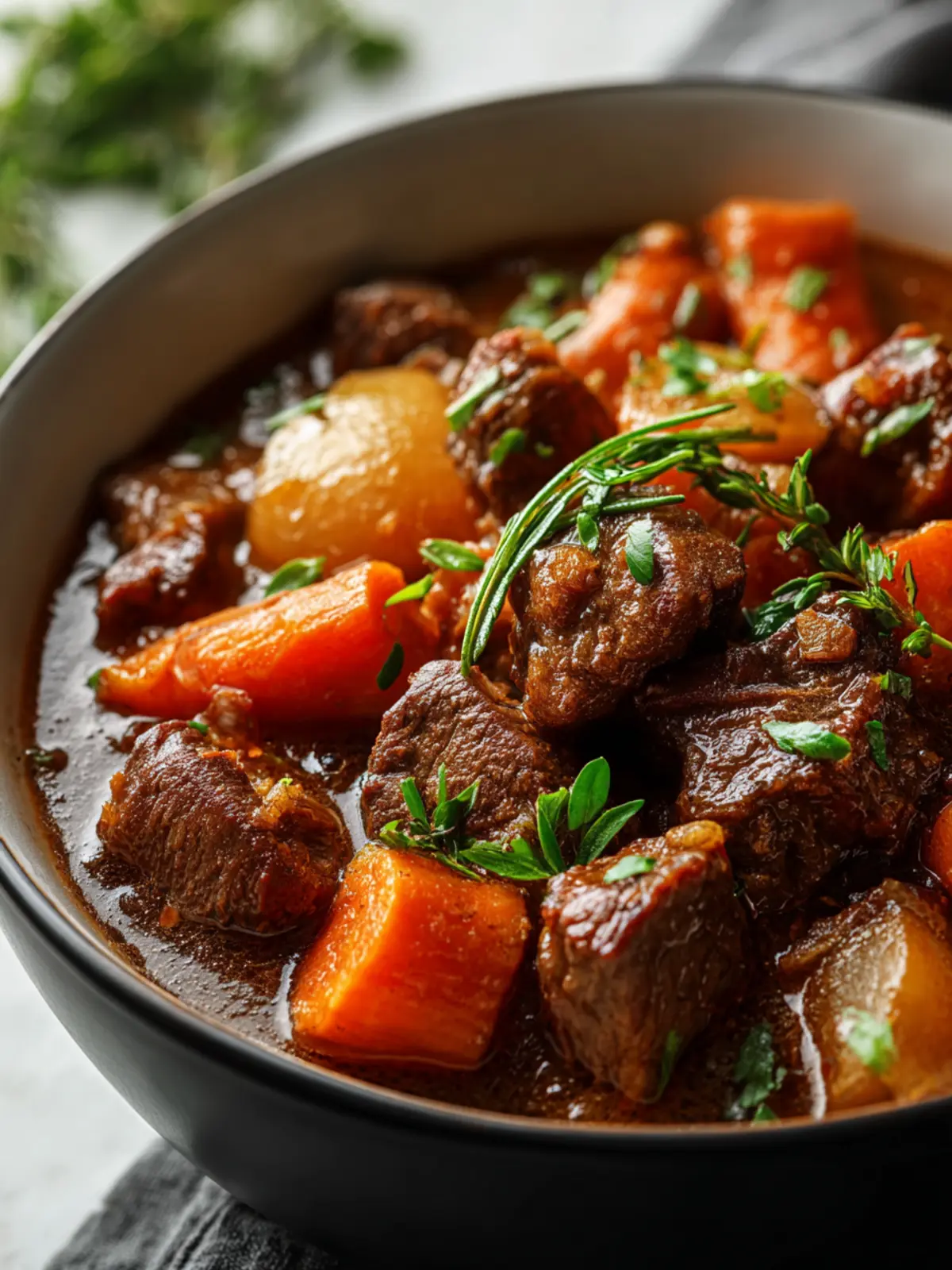 Slow Cooked Paleo Crockpot Stew Recipe First Image