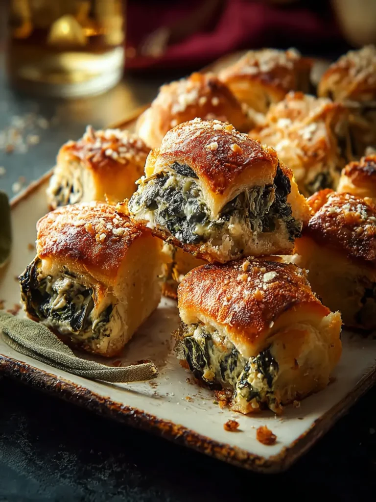 Spinach and Artichoke Dip Rolls – Easy Appetizer Recipe First Image