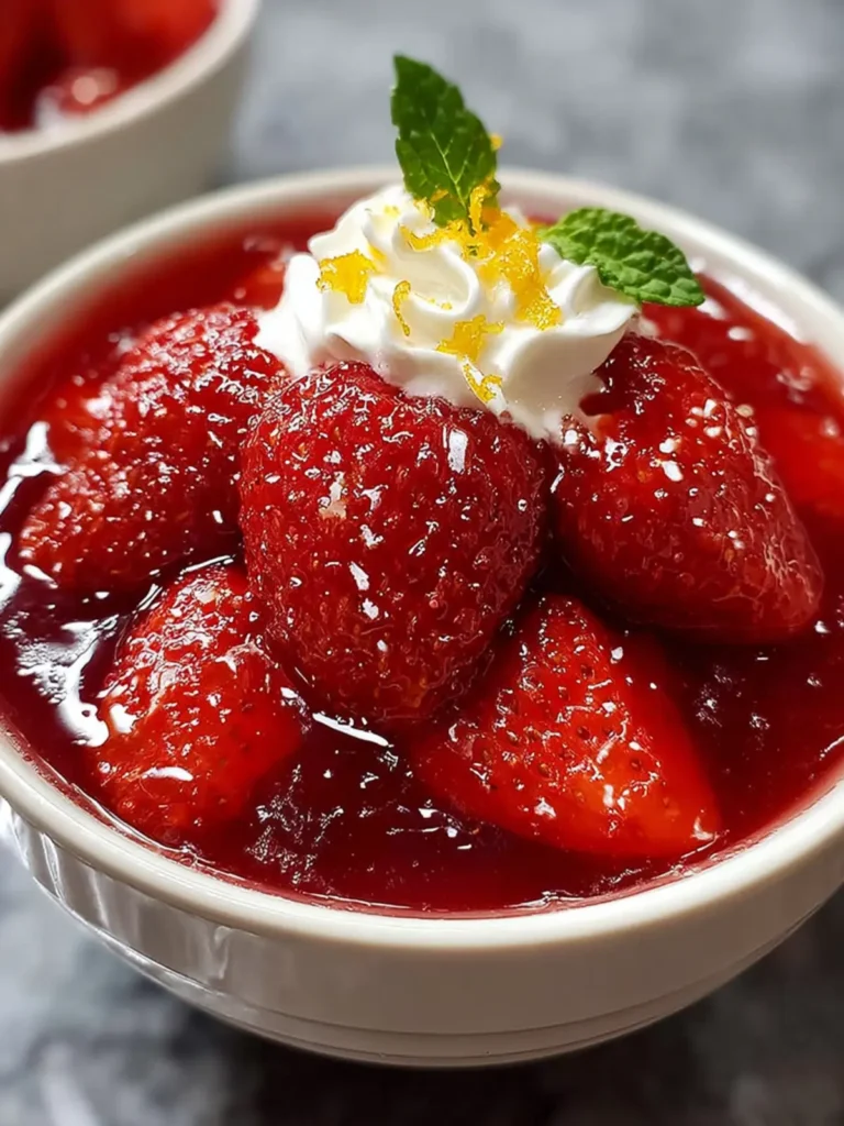 Strawberry Compote Sauce: 5 Quick Steps to Pure Joy First Image