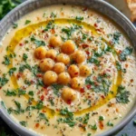 Creamy Garlic Chickpea Soup First Image