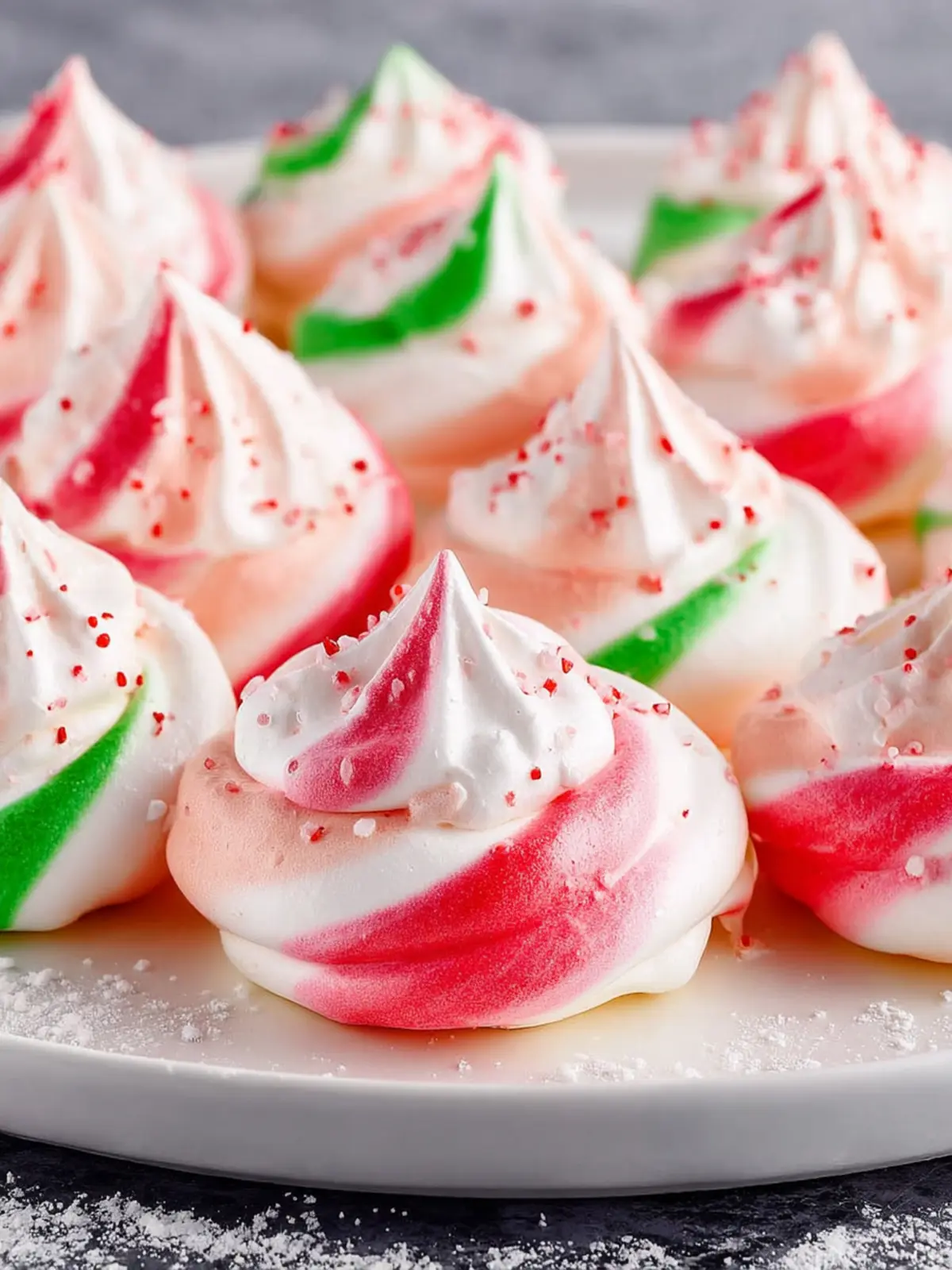 Christmas Meringue Cookies First Image