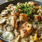 Creamy Chicken Stroganoff First Image
