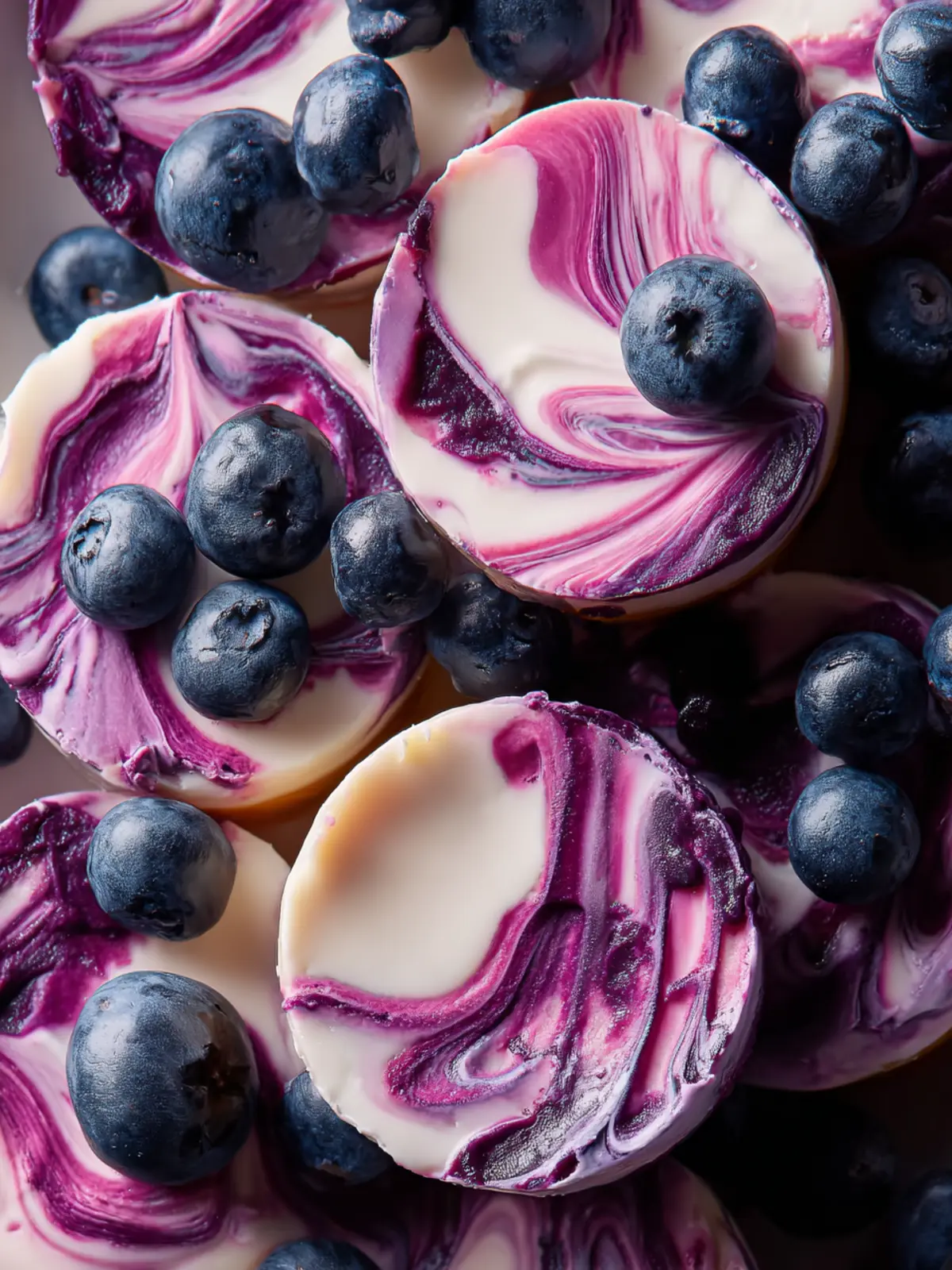 Blueberry Swirl Yogurt Bites First Image