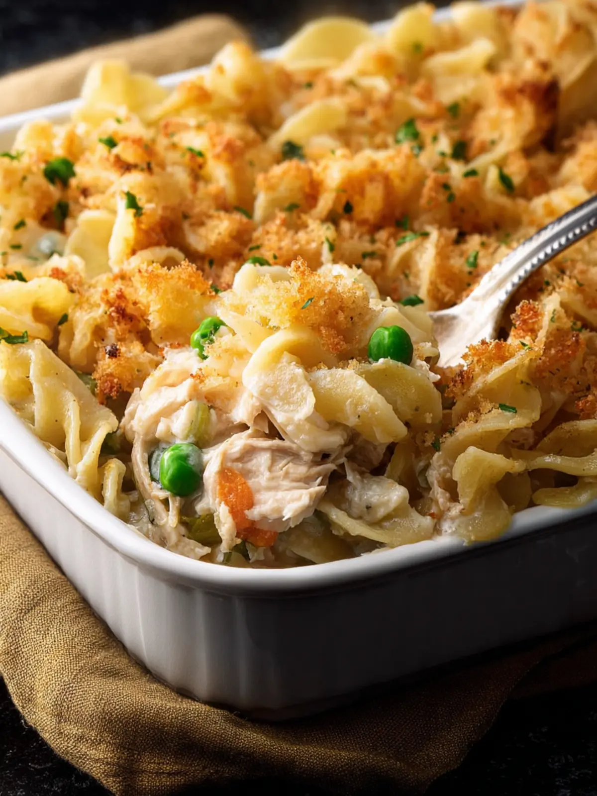 Gluten Free Tuna Noodle Casserole First Image