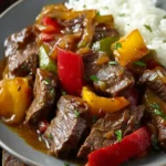 Slow Cooker Pepper Steak First Image