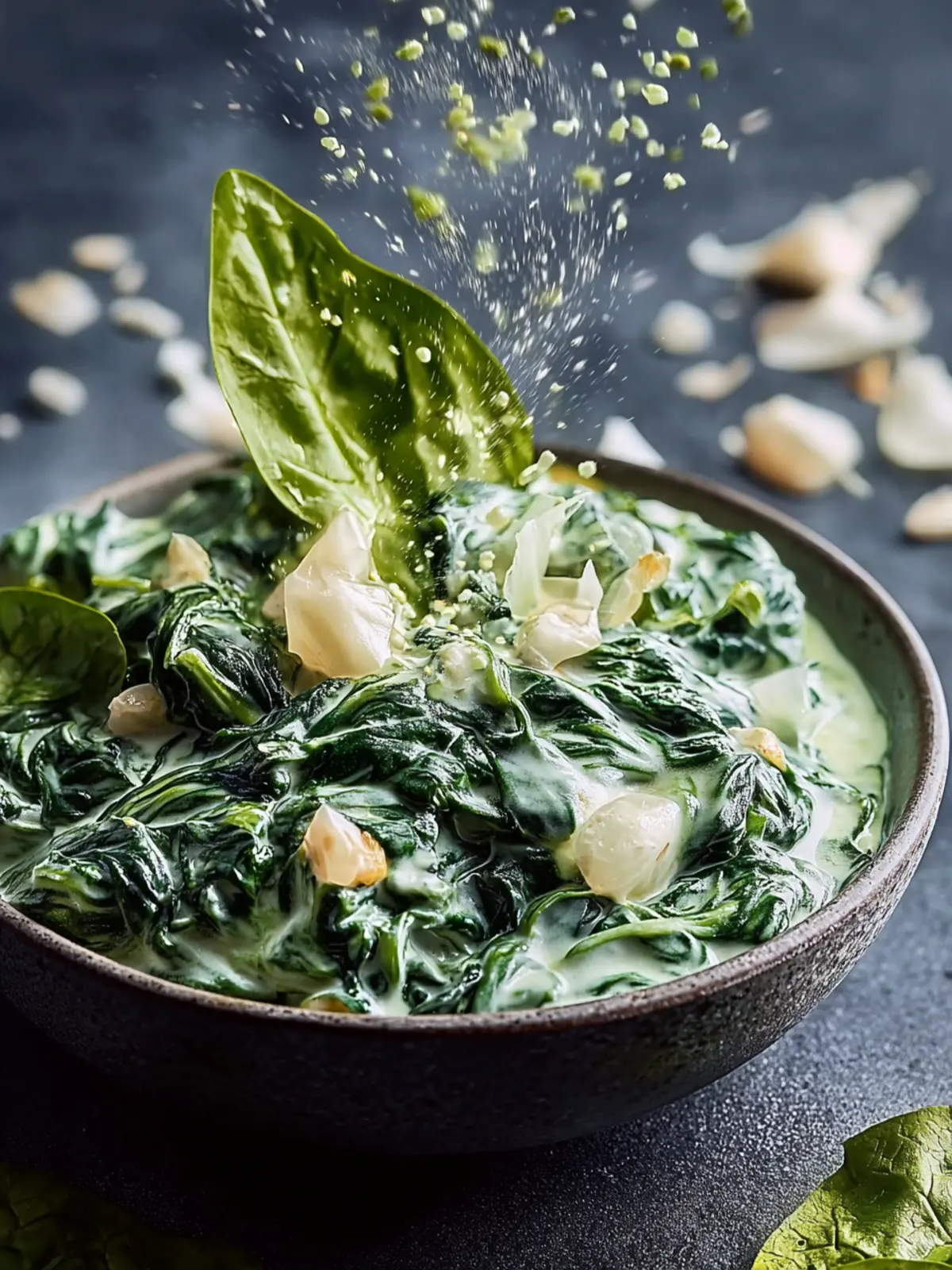 Creamy Coconut Creamed Spinach – A Tropical Delight Recipe First Image