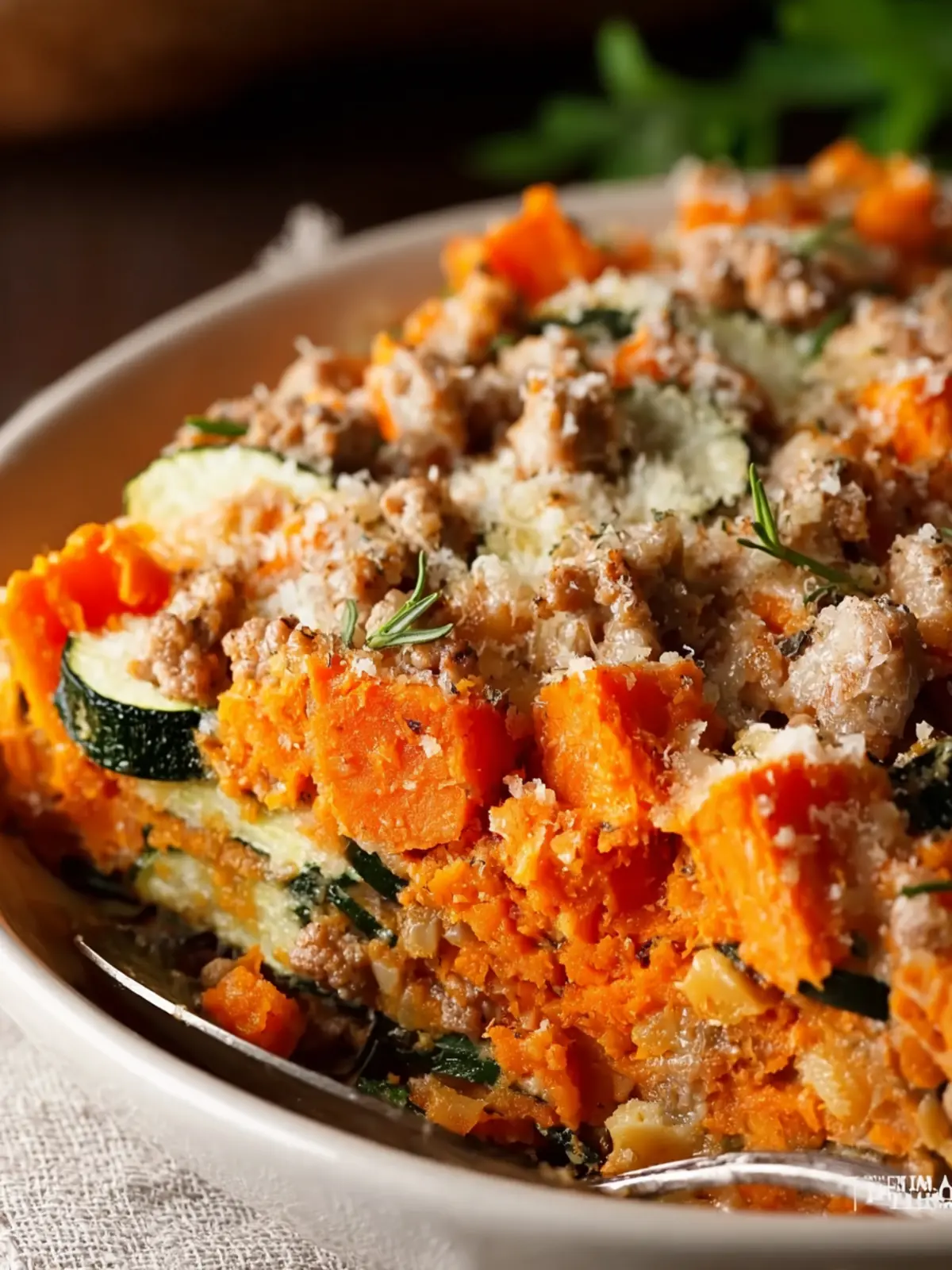 Ground Turkey Sweet Potato Bake First Image