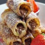 The imperfectly “perfect” Nutella French Toast Roll Ups First Image