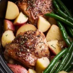 Slow Cooker Chicken and Potatoes with Green Beans First Image