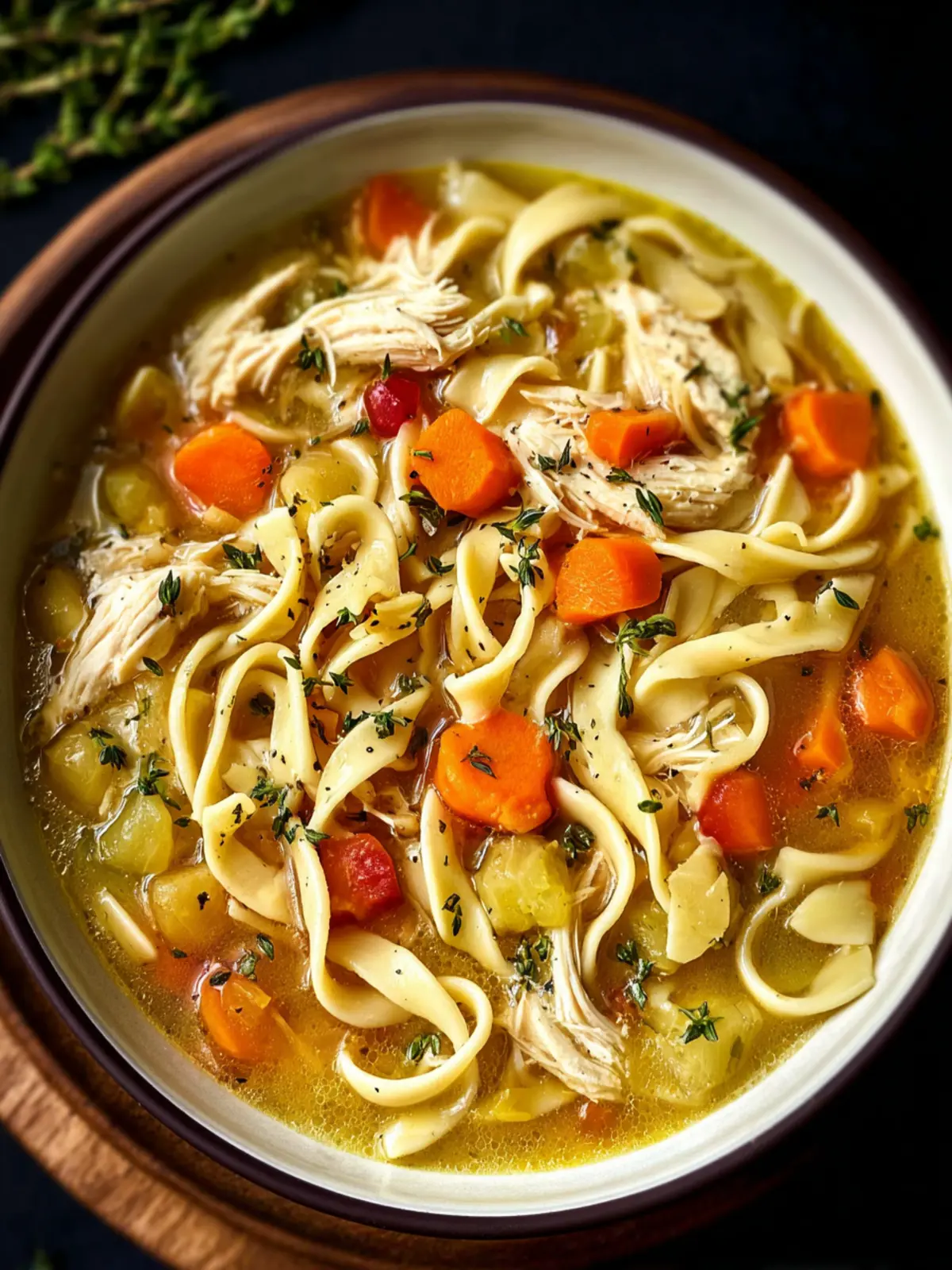 Rotisserie Chicken Noodle Soup First Image