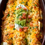 Shredded Rotisserie Chicken Enchiladas Recipe First Image