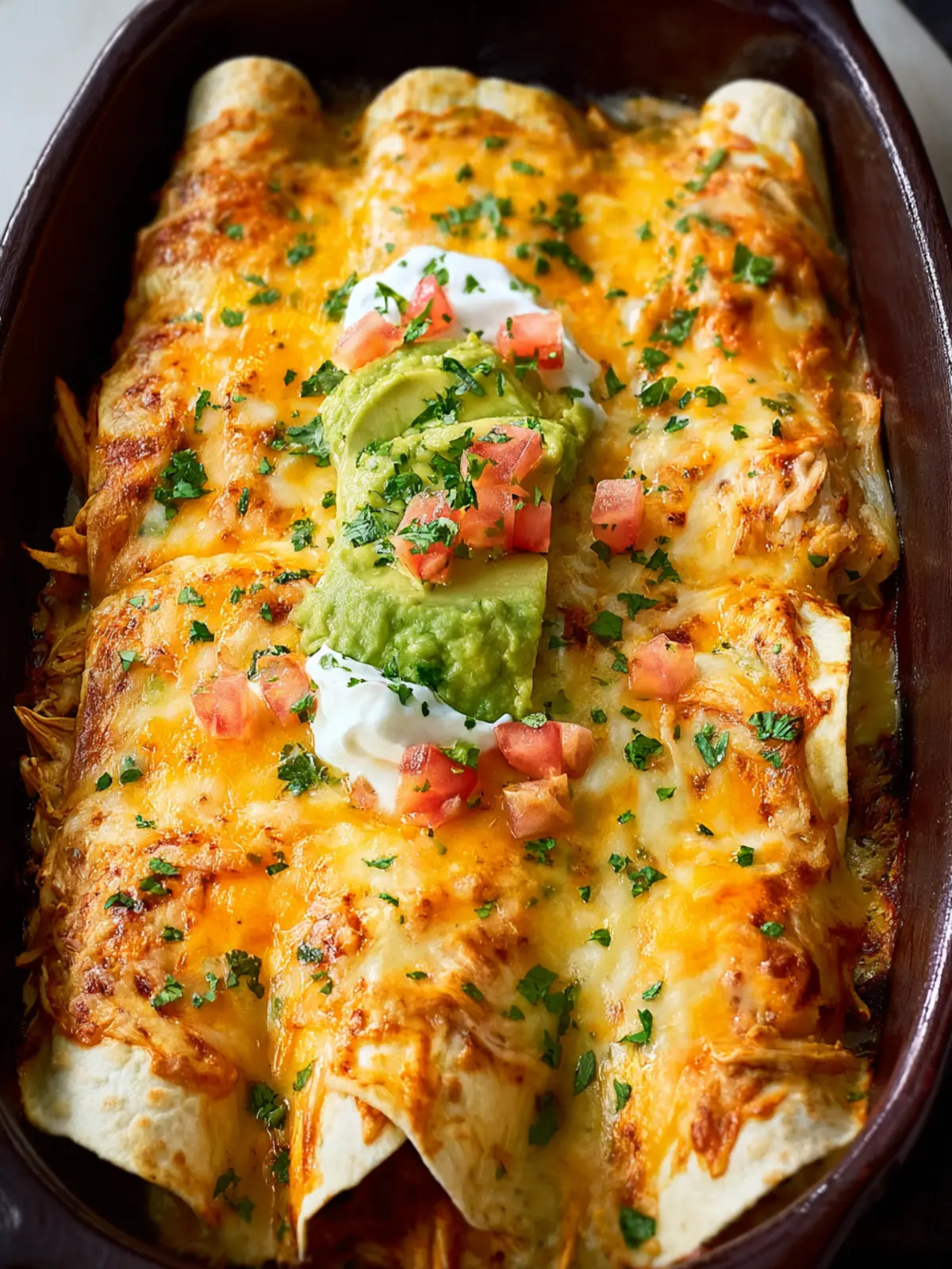 Shredded Rotisserie Chicken Enchiladas Recipe First Image