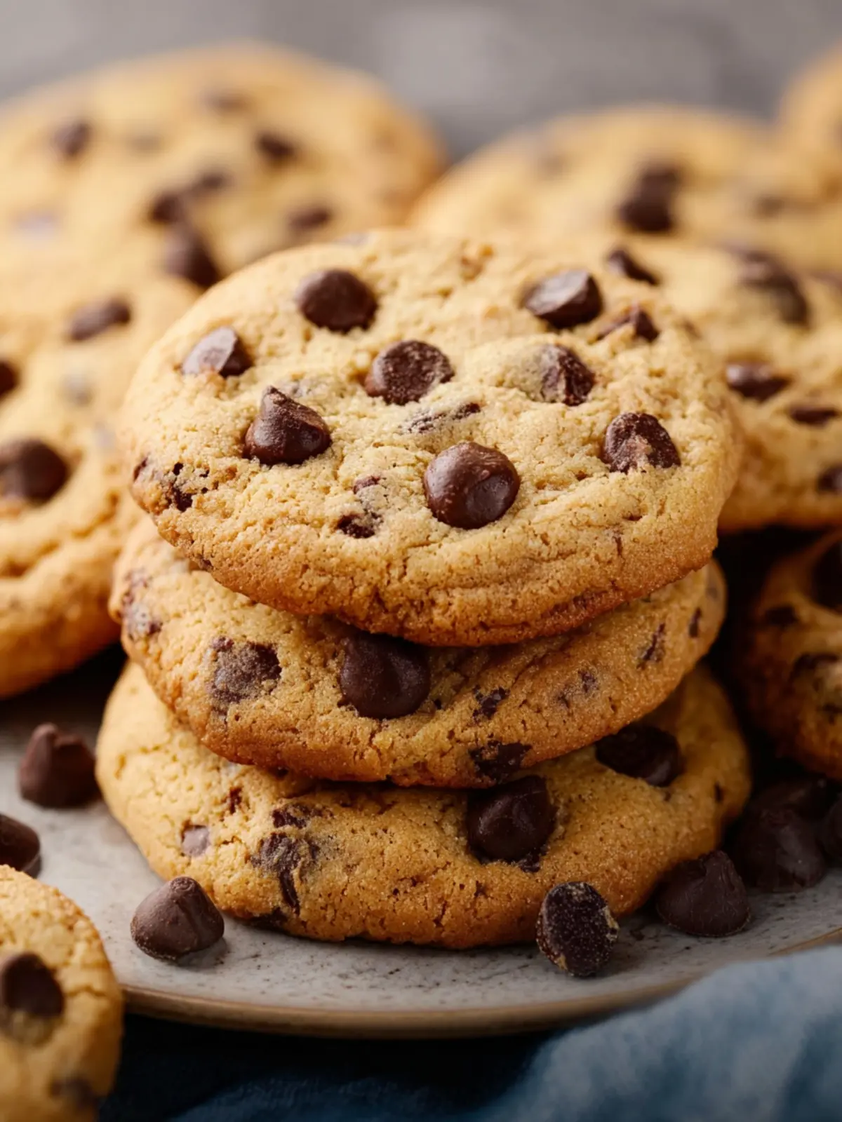 Keto Chocolate Chip Cookies First Image