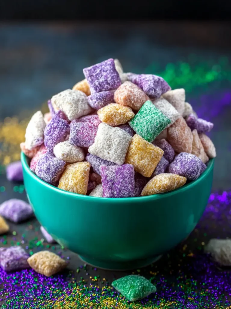 Mardi Gras Puppy Chow: A Festive Gluten-Free Delight! First Image