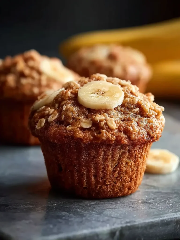 Banana Oatmeal Muffins First Image