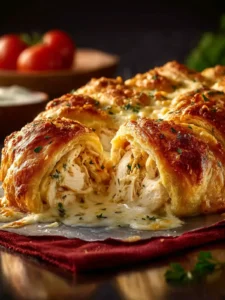 Cheesy Chicken Crescent Bake First Image
